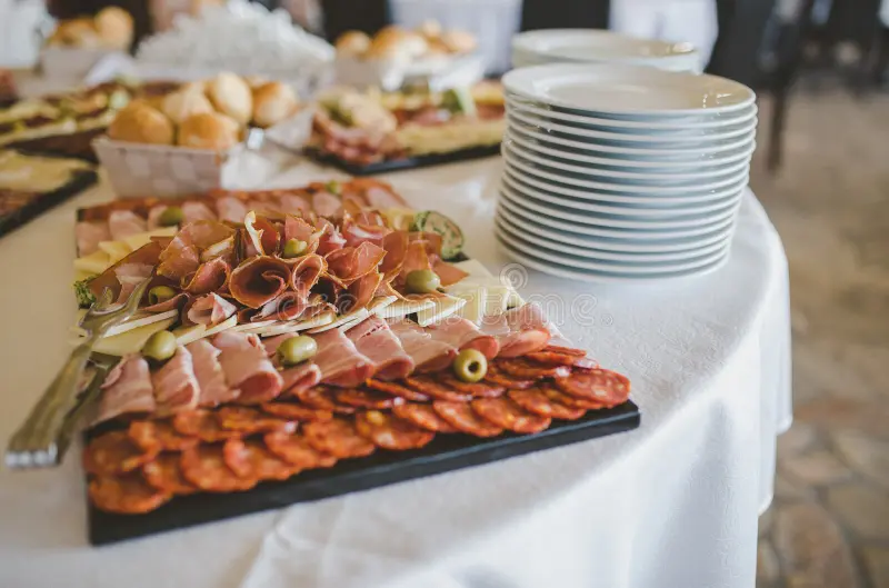 Impress even the pickiest of guests at your event with a charcuterie or grazing board selection on your next corporate catering menu. 